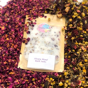 Aromatherapy Bath Salts-Pure & Unique Essential oil Bath Salts-Self Care-Relaxing Bath Salts Gift- Pamper- Spa Bath Salts Gift-Wellness Gift