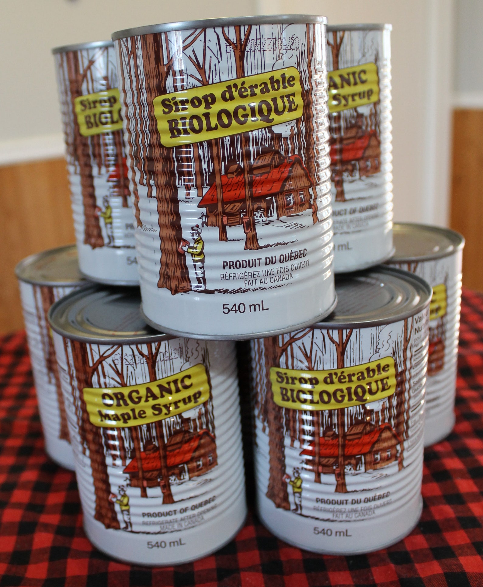 Gallon of organic maple syrup 8 cans 8 cans organic maple Etsy