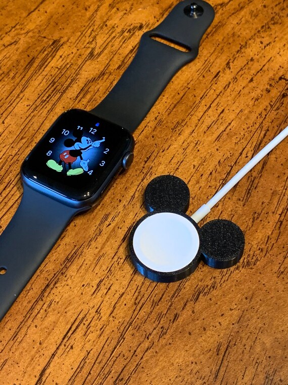 Disney Mickey Mouse Apple Watch Charger Charm Etsy