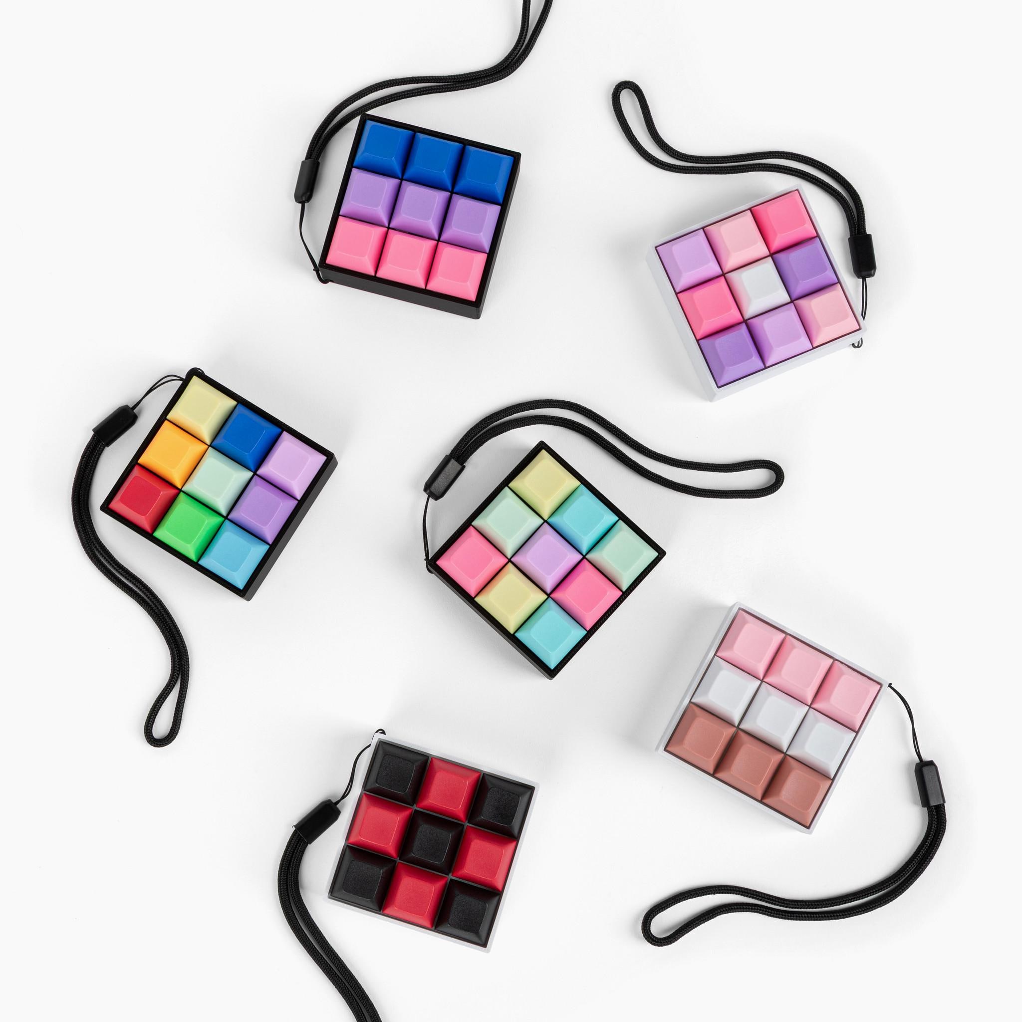 Custom Keycap Colors! 9 Key Mechanical Keyboard Fidget