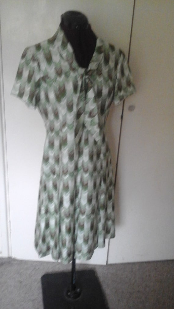 Sweet Peggy French Bow front Vintage Dress size 1… - image 1