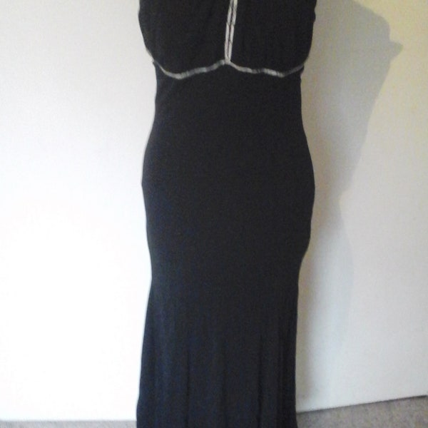 Stunning Vintage Karen Millen Halter Neck Gown size 12