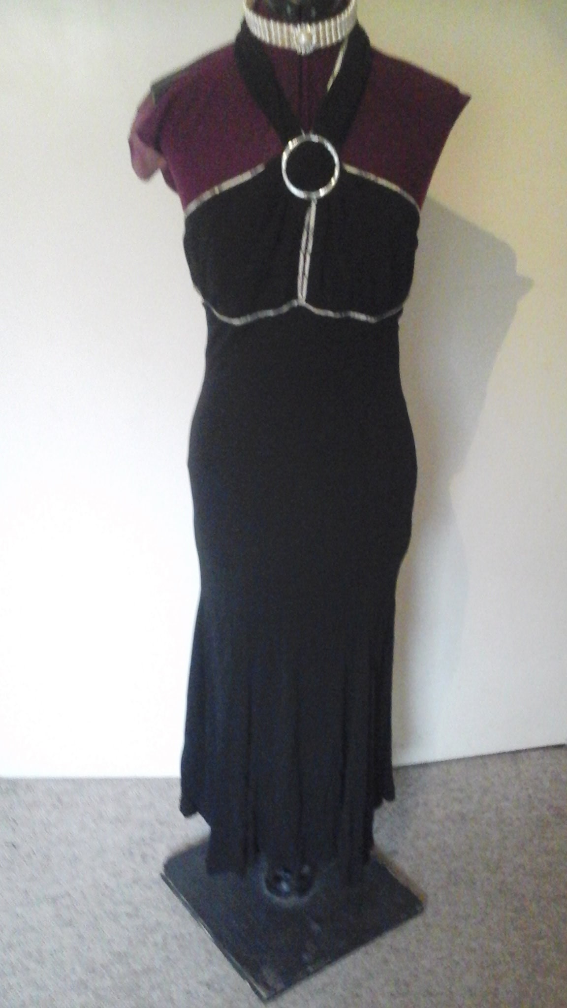 Stunning Vintage Karen Millen Halter Neck Gown size 12