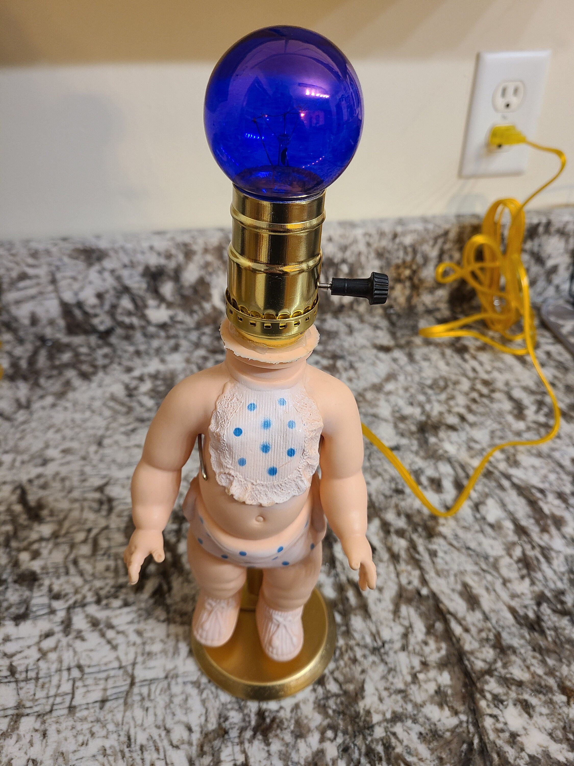 Handmade Doll Lamp. Lightbulb Included Etsy