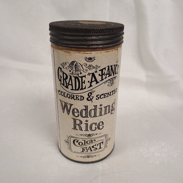 Selten! Note "A" ausgefallener farbiger und dufteter Hochzeitsreis - 3/4 voll!