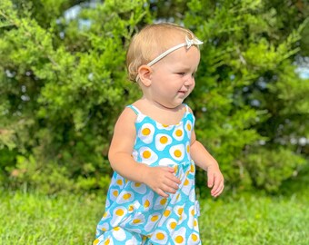 Sunny Side Up Egg Baby Romper: Napa Style
