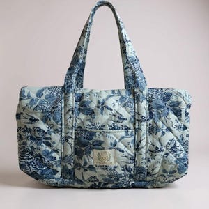 The Willow Quilted Cotton Compact Duffle