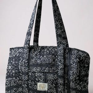 The Willow 100% cotton Quilted Compact Duffle