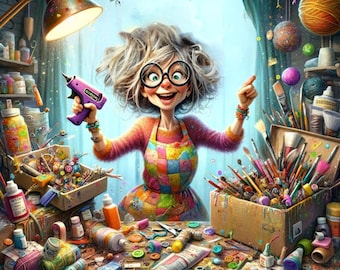 Crafting Instant Digital Download Printable Wall Art image Clipart PNG Commercial Use