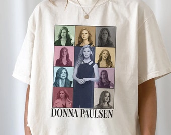 Camiseta de la serie Suits, camiseta de Donna Paulsen estilo gira, camiseta de Suits, camiseta de la serie Suits, merchandising de Suits