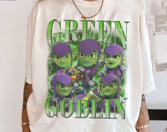 Green Goblin Spidey and His Amazing Friends Shirt, Green Goblin Shirt, Superheroes Green Goblin T-shirt, Spidey and His Amazing Friends Tees