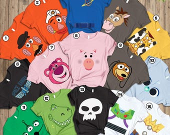Toy Story Halloween Shirt, Toy Story Friends Shirt, Halloween Matching Shirt, Vintage Toy Story Halloween, Toy Story Family Matching Shirt