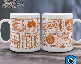 Vintage 90s Movie Law And Order Merch Law and Order SVU TV Mug Elliot Stabler And Olivia Benson Fan Gift