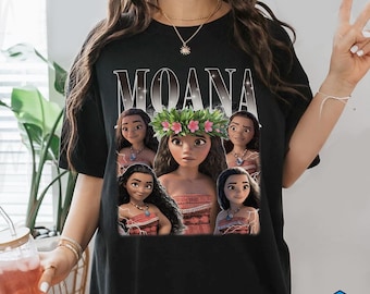 Camiseta pirata vintage de Moana, camiseta de la película Moana, camiseta de Moana, camiseta de Moana de Disneyland, camiseta de cumpleaños de princesa, camiseta vintage de Moana