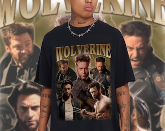 Vintage Wolverine 90s Shirt, Wolverine Bootleg Tee, Wolverine Shirt, X-Men Wolverine, 90s Movie Fan Shirt, Hugh Jackman