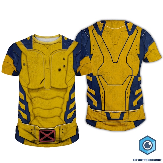 Wolverine Full Over Print Cosplay Shirt, Deadpool & Wolverine Costume Shirt, Xmen Sweatshirt Hoodie, Halloween Costume Shirt, Deadpool 3