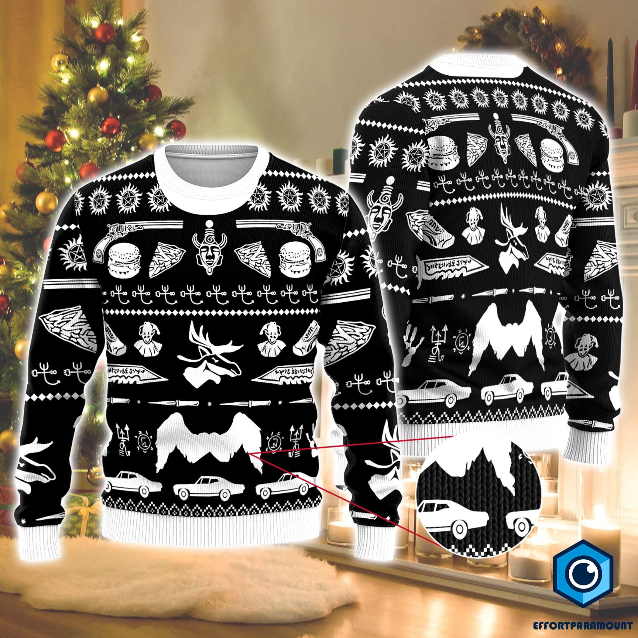 Ugly Christmas Sweater, Supernatural,