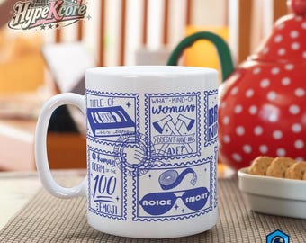Brooklyn Nine-Nine Stamps Art Mug, Brooklyn 99 Merch, Brooklyn 99 Captain Holt, B99 Sitcom Mug, Brooklyn Nine Nine Mug