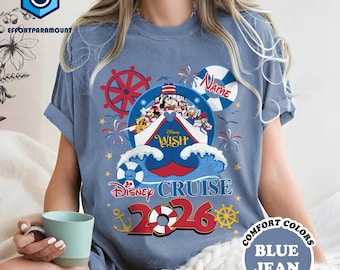 Personalized Family DisneyCruise 2026 Shirt, Disneyland Cruise Line Shirt, Cruise Trip Tee, Family Vacation Trip Shirt, Disneytrip Outfits