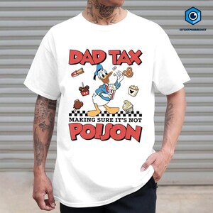 Comfort Colors Deadpool Dad Tax Make Sure It's Not Poison Shirt, Deadpool Dad Shirt,Gift For Dad, Dad Life Shirt, Father's Day Shirt image 3