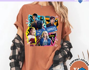 Zombies 4: El Amanecer de los Vampiros (Picture Image), Addison Eliza Nova, Victor Willa Zed, Personajes de Zombies 4, Descarga de sublimación de la película Zombies 4 (Picture Image)