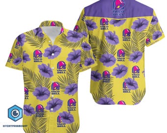 Taco Hawaiian Shirt, Taco Lover Shirt, Taco Button Up Shirt, Summer Beach Hawaii Shirt, Taco Hawaii Shirt, Family Vacation Trip Shirt
