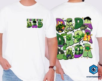The Incredible Dad Shirt, Incredible Hulk Fathers Day Shirt, Hulk Dada Shirt, Super Hero Dad Shirt, Fathers Day Gift Idea
