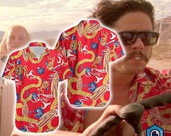 Camisa hawaiana Dr. Gonzo "Miedo y asco en Las Vegas", camisa hawaiana tropical, camisa hawaiana de verano, camisa hawaiana para hombres y mujeres