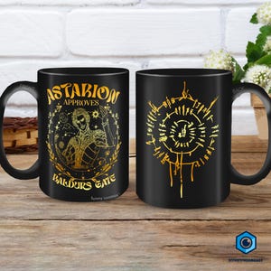 Adventure Approves Mug, Video Gamer Gift For Him, Astarion Gift For Her, Christmas Gift For Gamer, Baldur Cup, Video Game Birthday