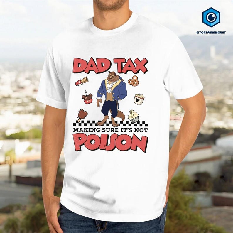 Comfort Colors Deadpool Dad Tax Make Sure It's Not Poison Shirt, Deadpool Dad Shirt,Gift For Dad, Dad Life Shirt, Father's Day Shirt image 4