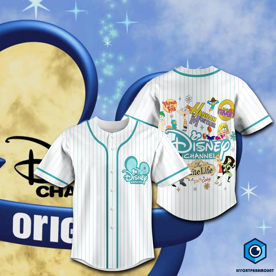 Disneyworld Channel Baseball Jersey, Disneyland Trip Baseball