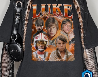 Luke Skywalker Vintage T-Shirt, Starwars Characters Shirt, Luke Skywalker 90s Bootleg Tee, Unisex T-shirt, Gift for Men and Women