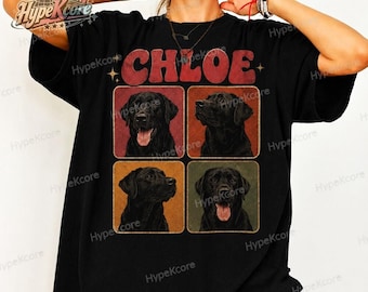 Camiseta personalizada con foto de mascota Comfort Colors®, camiseta personalizada para mascotas, camiseta personalizada con foto de perro, regalo para amantes de los perros, camiseta con perro aullando a la luna.