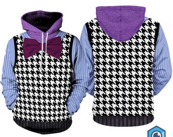 Fear Inside Out All Over Print Costume Sweatshirt, Inside Out Hoodie, Disneyland Cosplay Sweatshirt, Inside Out Emotions Shirt Sweatshirt