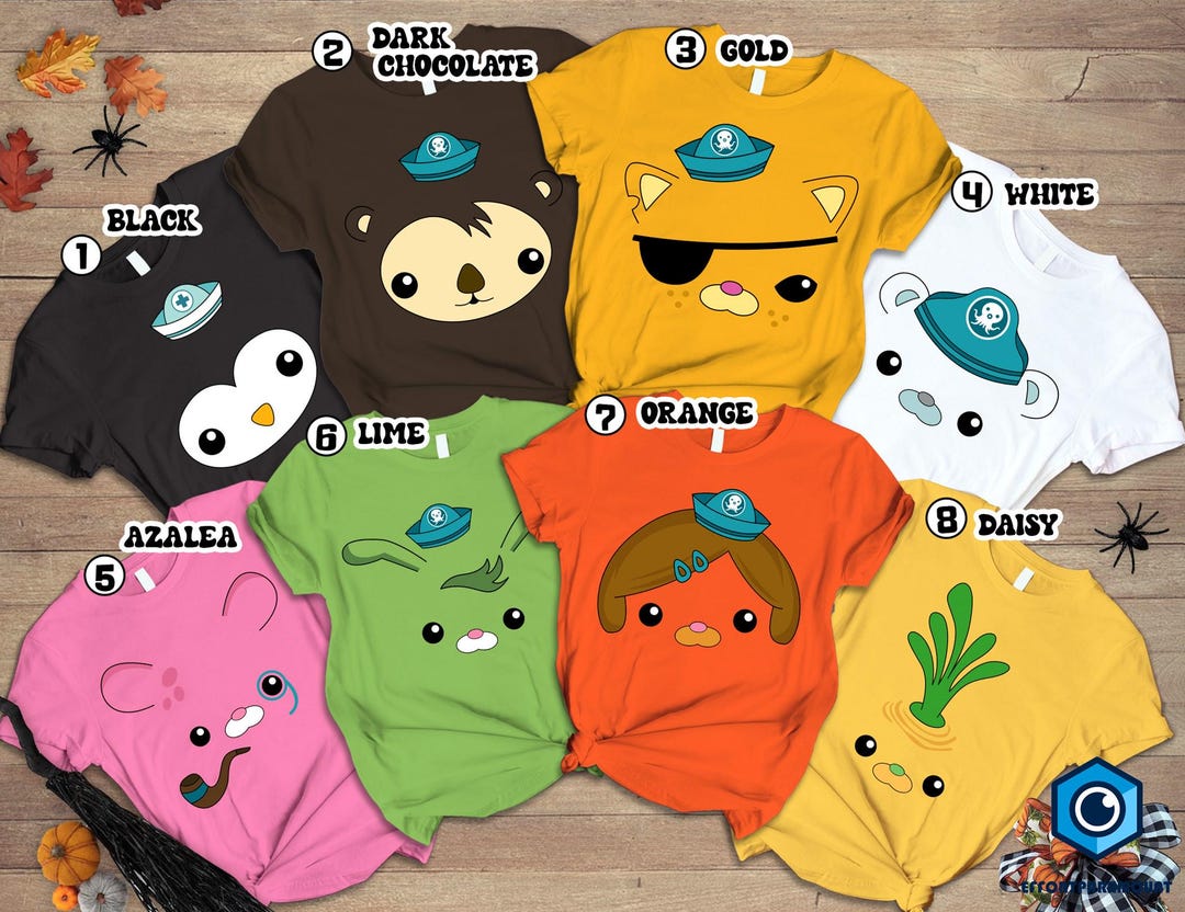 Octonauts Halloween Matching Shirt | Family Matching Octonauts Shirt ...