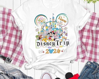 Personalized 2026 Disneyland Shirt, Mouse Disneyland Trip Shirt, Disneyland Trip 2026,Family Vacation Shirt