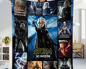 Storm X-Men Blanket, X-Men Blanket, Xmen Storm, Super Hero Blanket, Super Hero Movie Blanket