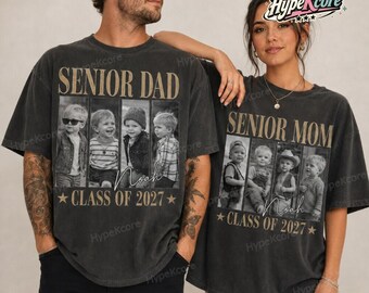 Camiseta vintage personalizada para graduados: Camiseta personalizada para mamás de graduados de la promoción de 2026, recuerdo de graduación de la clase de 2026