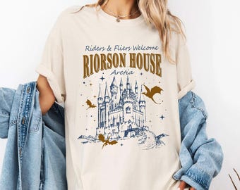 Riorson House Aretia Shirt, Iron Flame Shirt, Basgiath War College Shirt, Bookish Shirt, Xaden Riorson House Shirt, Gift For Book Lovers