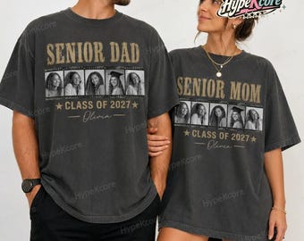 Camiseta personalizada para mamás graduadas: Camiseta para mamás de la promoción de 2027, camiseta de graduación para mamás, sudadera para la fiesta familiar de graduación.