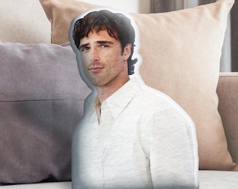 Jacob Elordi  Face Pillows, 3D Print Custom Shape Plushie Best Christmas Gift for Teen Girls, Face Pillow, Stuffed Boyfriend Face Pillow