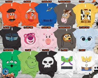 Toy Story Halloween Shirt, Toy Story Friends Shirt, Halloween Matching Shirt, Vintage Toy Story Halloween, Toy Story Family Matching Shirt