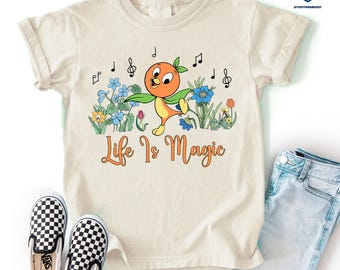 Disneyworld Orange Bird Shirt, Life Is Magic Orange Bird Shirt, Disneyland Summer Vacation Shirt, Epcot Flower And Garden Festival 2026