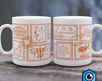 Adventure Awaits at Baldur's Gate Mug, Baldurs Gate 3 Mug, Game Mug, BG 3 Mug, Astarion Mug, Astarion BG 3 Tee, Dungeon Master