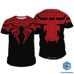 The Superior Spider Man Halloween Costume Hoodie, Spider Man All Over Print Hoodie, Spider-Man Cosplay Sweatshirt, Halloween Costume Outfit