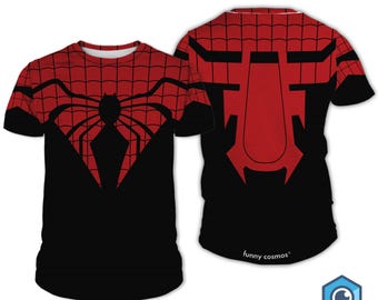 The Superior Spider Man Halloween Costume Hoodie, Spider Man All Over Print Hoodie, Spider-Man Cosplay Sweatshirt, Halloween Costume Outfit