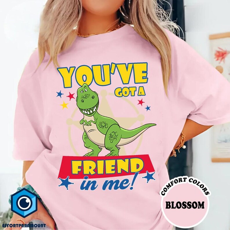 Chemise Vous avez un ami en moi, chemise Toy Story Woody, chemise Disneyland Toy Story 5, chemise personnages Toy Story, t-shirt personnages Toy Story image 8