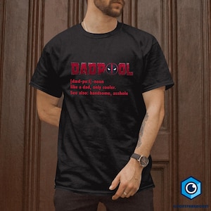 Dadpool Definition Shirt, Like A Dad Only Cooler Funny Father's Day T Shirt, Deadpool Father's Day Shirt, Funny Deadpool Shirt, Gift for Dad image 1