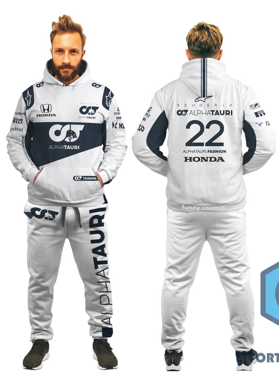 Yuki Tsunoda Formula 1 2022 Shirt Hoodie Racing Uniform Clothes