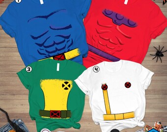 X-Men Shirt | X-Men Halloween Matching Shirt | Halloween Shirt | X-Men Costume Shirt | Superhero Matching Shirt | Family Matching Tee